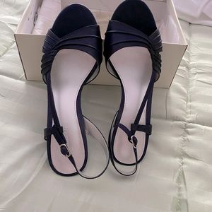 Liz Claiborne Massey open toe pumps. Worn once!